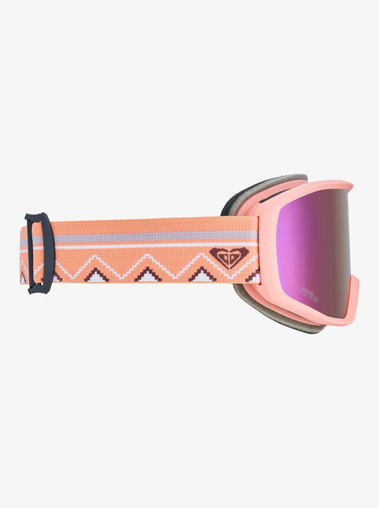 Roxy Women's Izzy Ski/Snowboard Goggles Coral Chic/Clux ML Lpurple S3 ERJTG03242-BEM0