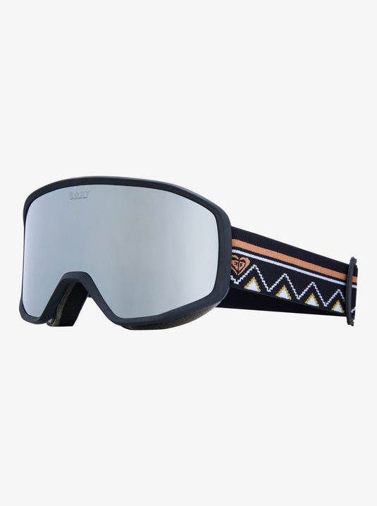 Roxy Women's Izzy Ski/Snowboard Goggles Black/Clux ML Silver S3 ERJTG03242-KYH0