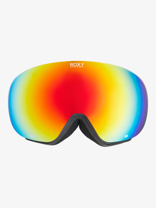 Roxy Women's Popscreen Mirror Lens S3 Goggles Black/Infrared ERJTG03246-KVJ1