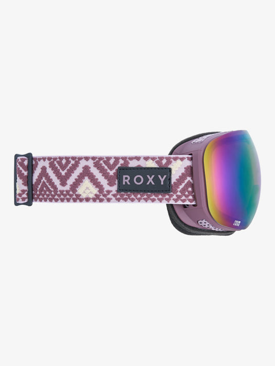Roxy Women's Popscreen Mirror Lens S3 Goggles Huckleberry/purple ERJTG03246-RRF0
