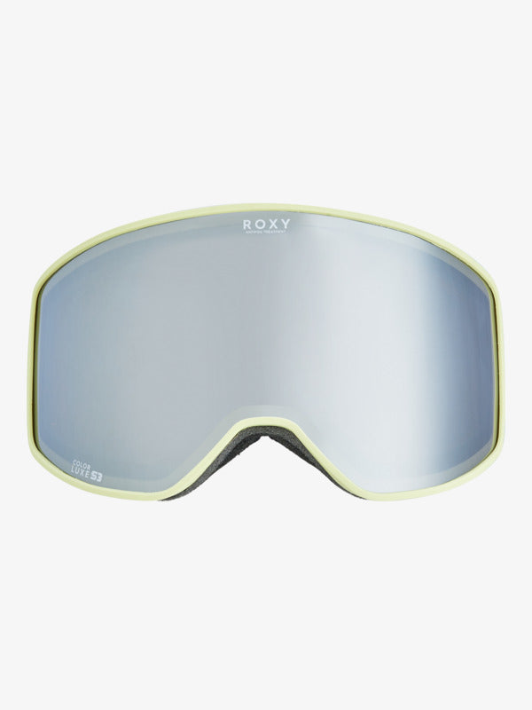 Load image into Gallery viewer, Roxy Women's Storm Ski/Snowboard Goggles Yellow Pear/Clux ML Silver S3 ERJTG03250-GDR0
