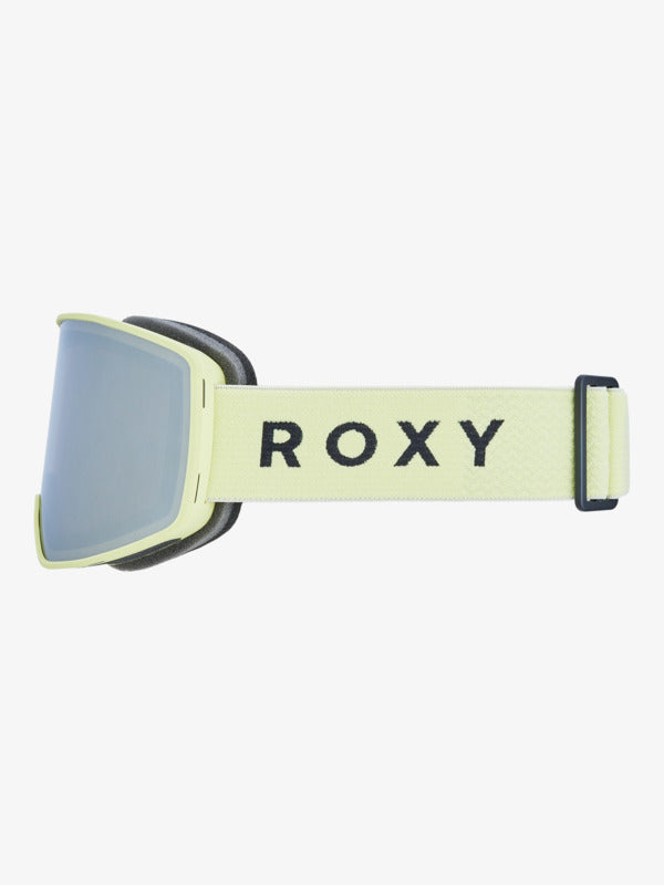 Load image into Gallery viewer, Roxy Women's Storm Ski/Snowboard Goggles Yellow Pear/Clux ML Silver S3 ERJTG03250-GDR0

