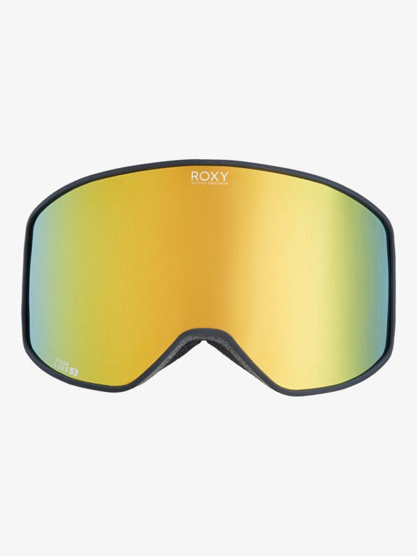 Load image into Gallery viewer, Roxy Women's Storm Ski/Snowboard Goggles Black/Clux Ml Pink Gold S3 ERJTG03250-KVC0
