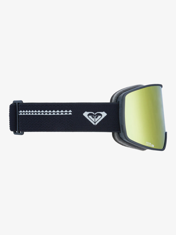 Load image into Gallery viewer, Roxy Women's Storm Ski/Snowboard Goggles Black/Clux Ml Pink Gold S3 ERJTG03250-KVC0
