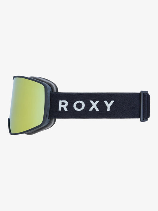 Roxy Women's Storm Ski/Snowboard Goggles Black/Clux Ml Pink Gold S3 ERJTG03250-KVC0