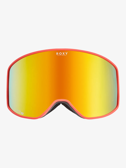 roxy snow goggles Roxy Women's Storm Ski/Snowboard Goggles Coral Chic/Clux ML Orange S3 – Zero Gravity