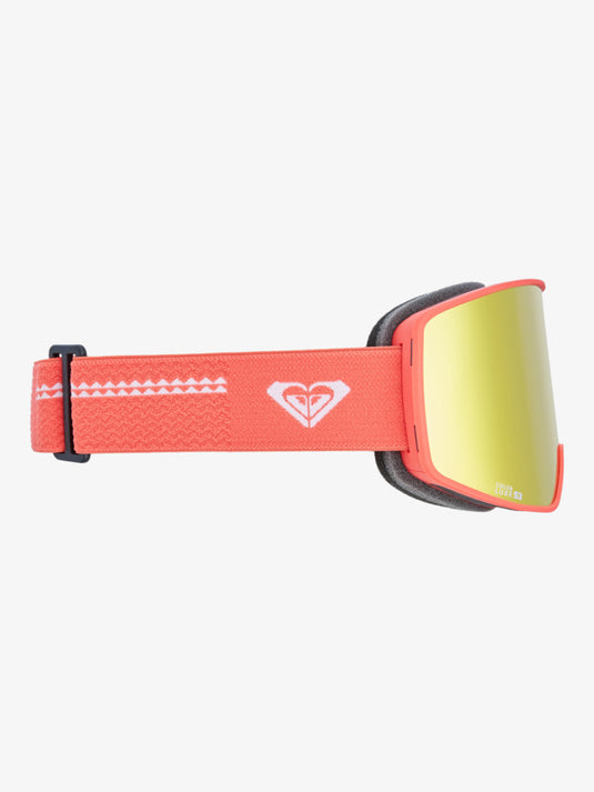 Roxy Women's Storm Ski/Snowboard Goggles Coral Chic/Clux ML Orange S3 ERJTG03250-NLG0