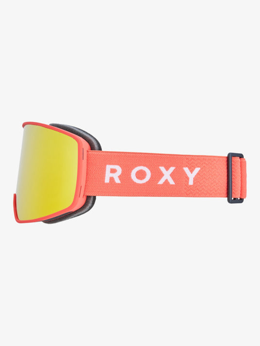 Roxy Women's Storm Ski/Snowboard Goggles Coral Chic/Clux ML Orange S3 ERJTG03250-NLG0