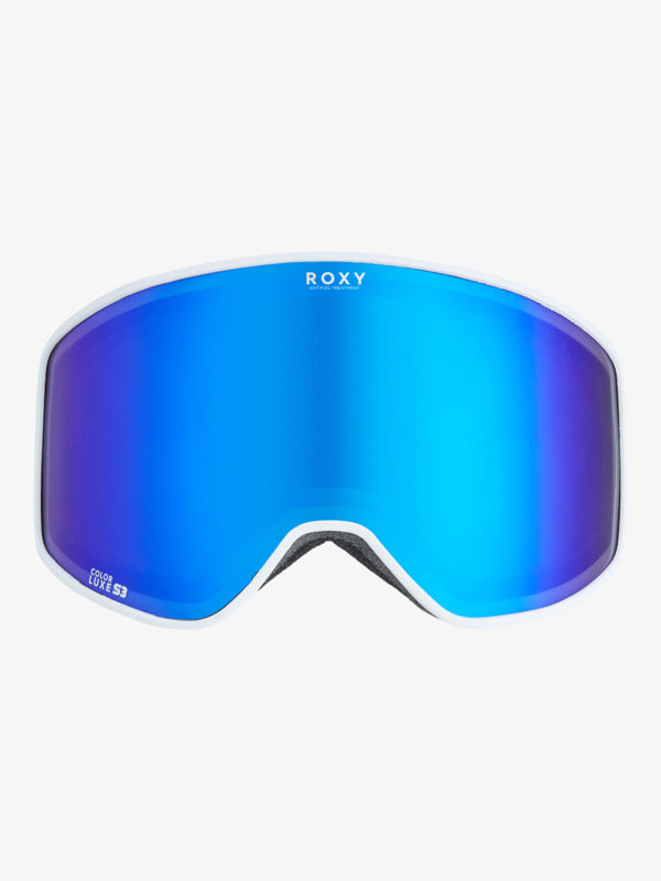 Load image into Gallery viewer, Roxy Women's Storm Ski/Snowboard Goggles White/Clux Ml Blue S3 ERJTG03250-WBN0
