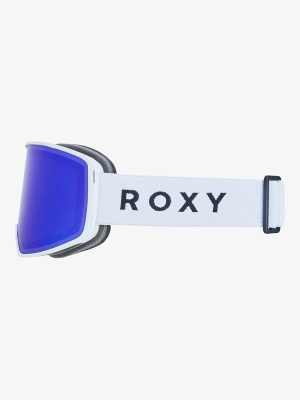 Load image into Gallery viewer, Roxy Women's Storm Ski/Snowboard Goggles White/Clux Ml Blue S3 ERJTG03250-WBN0

