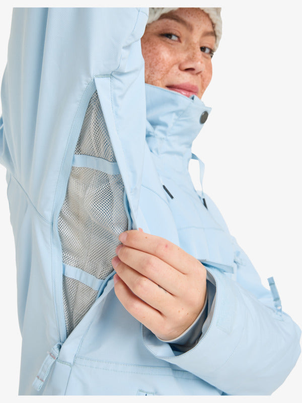 Load image into Gallery viewer, Roxy Women's Brylee Snow Jacket Ice Blue ERJTJ03530-BZM0
