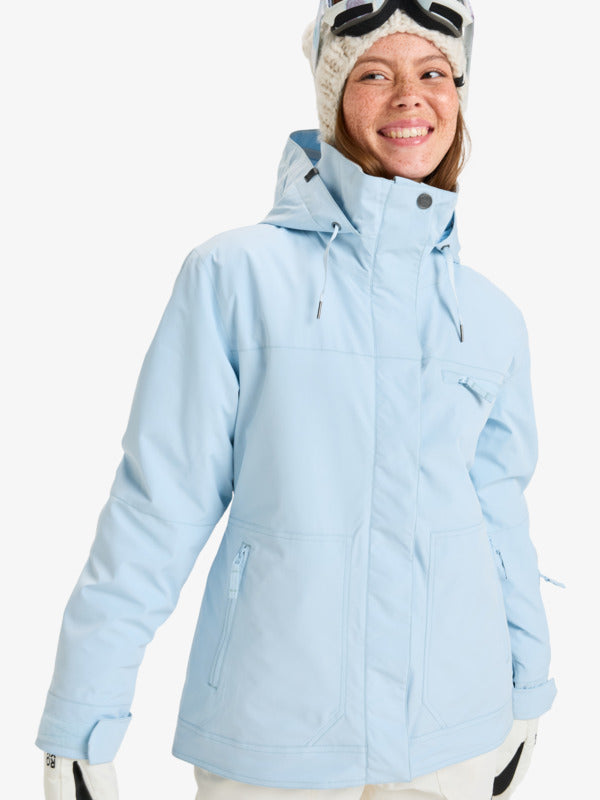 Load image into Gallery viewer, Roxy Women's Brylee Snow Jacket Ice Blue ERJTJ03530-BZM0
