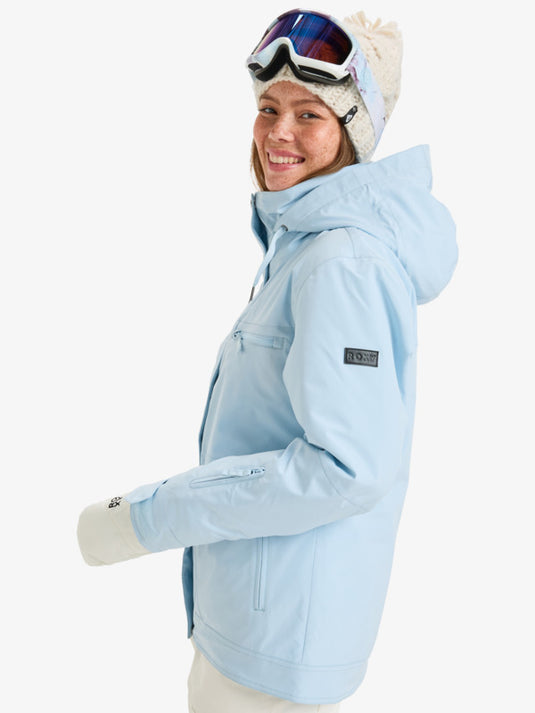 Roxy Women's Brylee Snow Jacket Ice Blue ERJTJ03530-BZM0