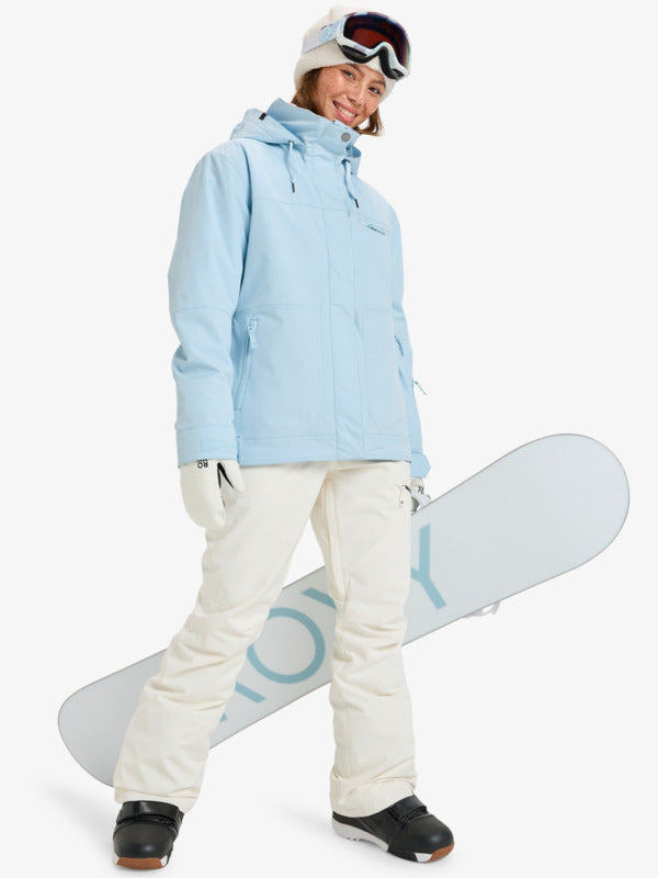 Load image into Gallery viewer, Roxy Women's Brylee Snow Jacket Ice Blue ERJTJ03530-BZM0
