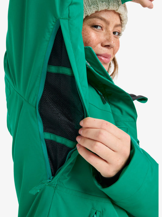 Roxy Women's Brylee Snow Jacket Vivid Green ERJTJ03530-GNW0