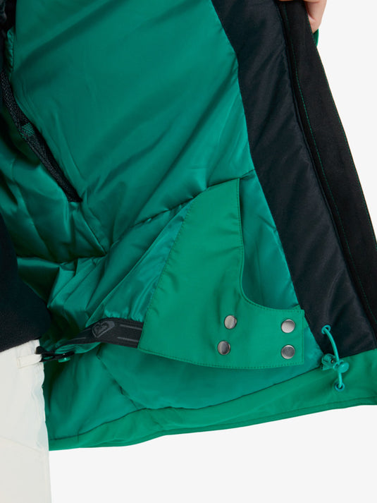 Roxy Women's Brylee Snow Jacket Vivid Green ERJTJ03530-GNW0