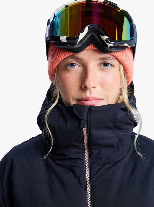 Roxy Womens' Snowyhill Puffy 10K Technical Snow Jacket True Black ERJTJ03535-KVJ0
