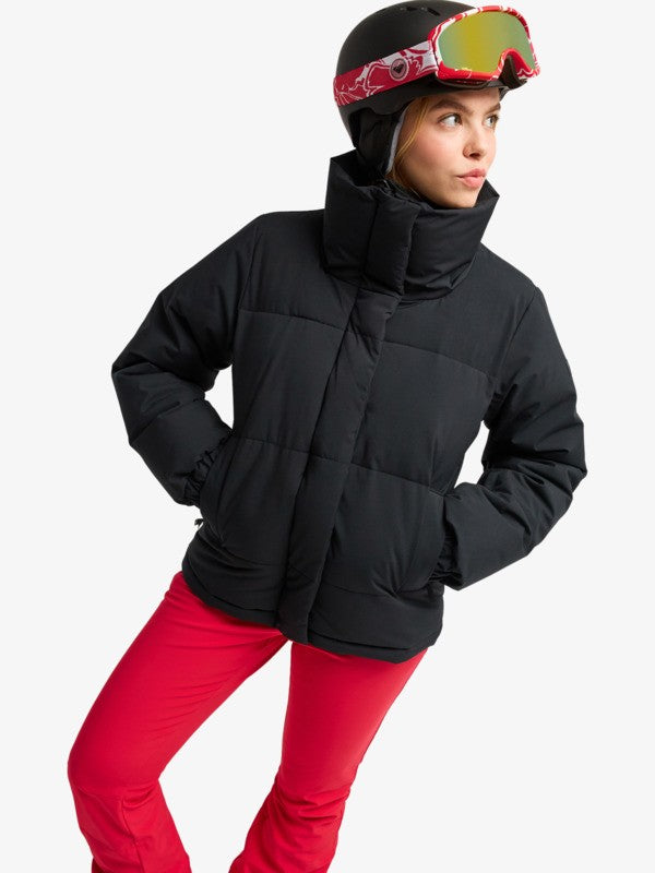 Load image into Gallery viewer, Roxy Women's Winter Rebel Snow Jacket True Black ERJTJ03545-KVJ0
