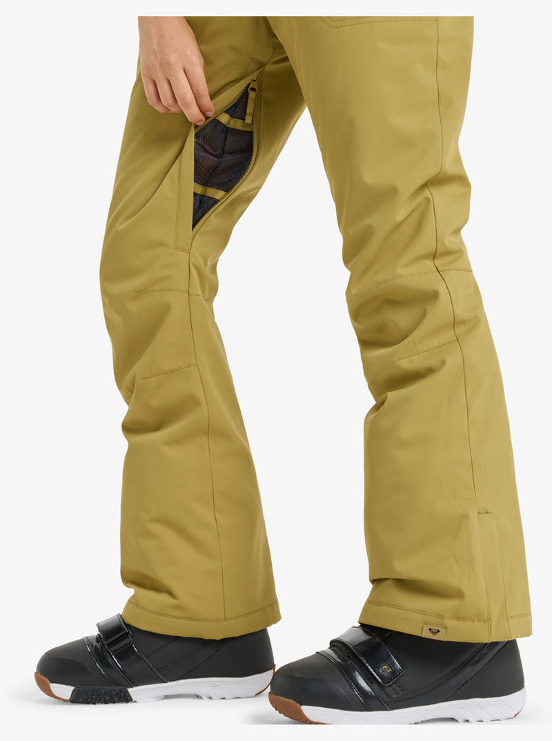 Load image into Gallery viewer, Roxy Women's Diversion Technical Snow Pants Fennel Seed ERJTP03298-TMG0
