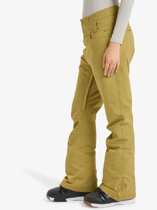 Roxy Women's Diversion Technical Snow Pants Fennel Seed ERJTP03298-TMG0