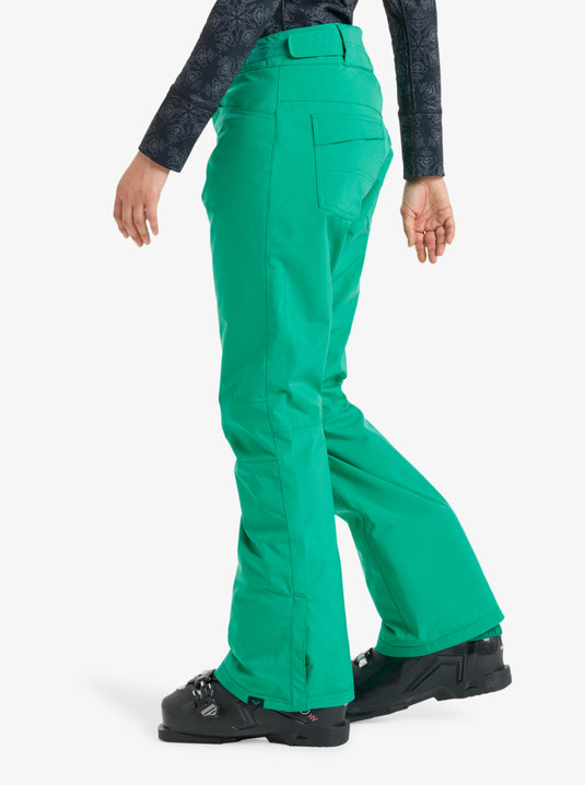 Roxy Women's Backyard Snow Pants Vivid Green ERJTP03299-GNW0