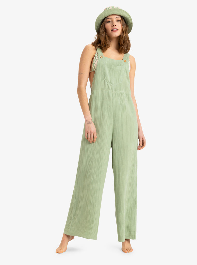 Load image into Gallery viewer, Roxy Women&#39;s Easy Isle Jumpsuit Basil ERJWO03012-GHZ0
