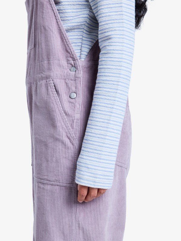Load image into Gallery viewer, Roxy Women&#39;s Trailblazer Overall Cotton Corduroy Dungarees Nirvana ERJWO03022-PJQ0

