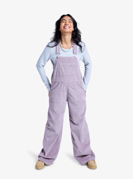 Roxy Women's Trailblazer Overall Cotton Corduroy Dungarees Nirvana ERJWO03022-PJQ0
