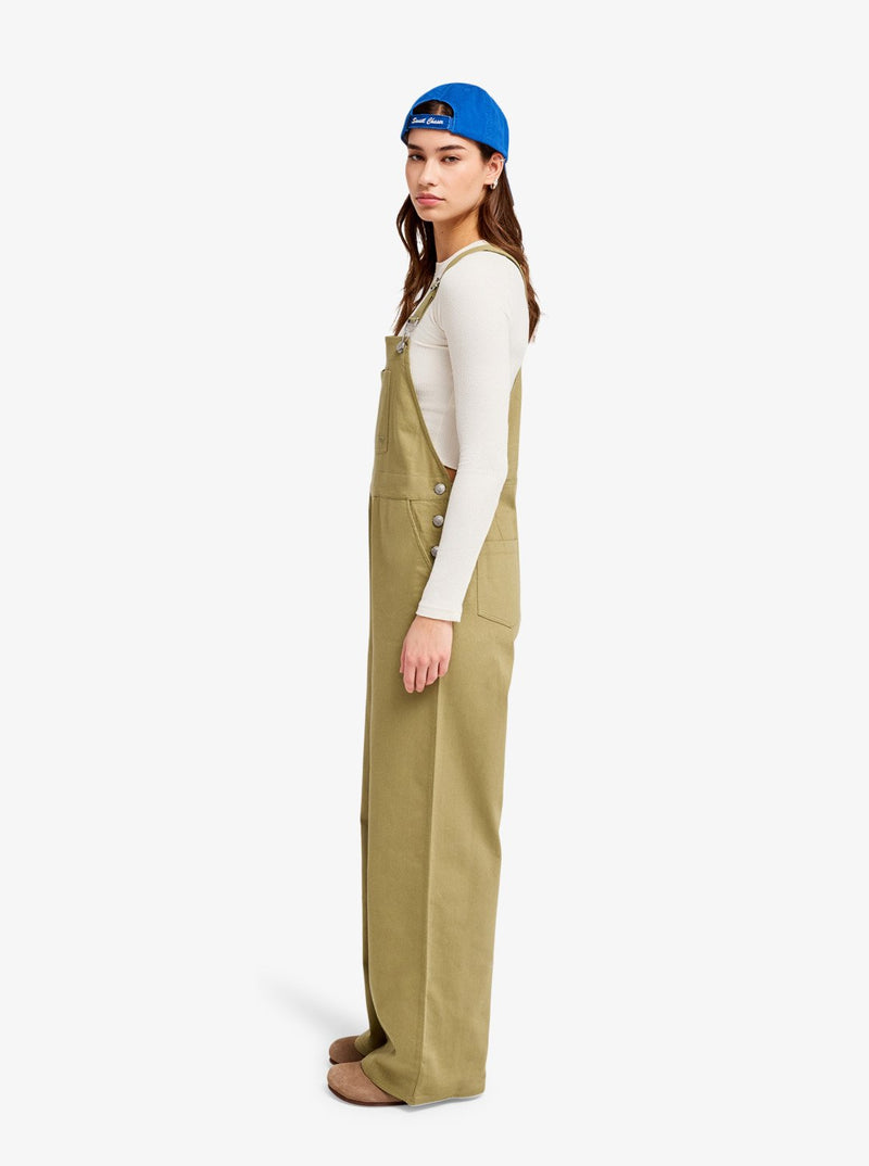 Load image into Gallery viewer, Roxy Women's Trail Blazer Twill Jumper Oil Green ERJWO03027-GLD0
