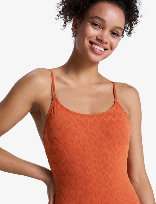 Roxy Women's Current Coolness One Piece Ginger Spice ERJX103706-NNB0