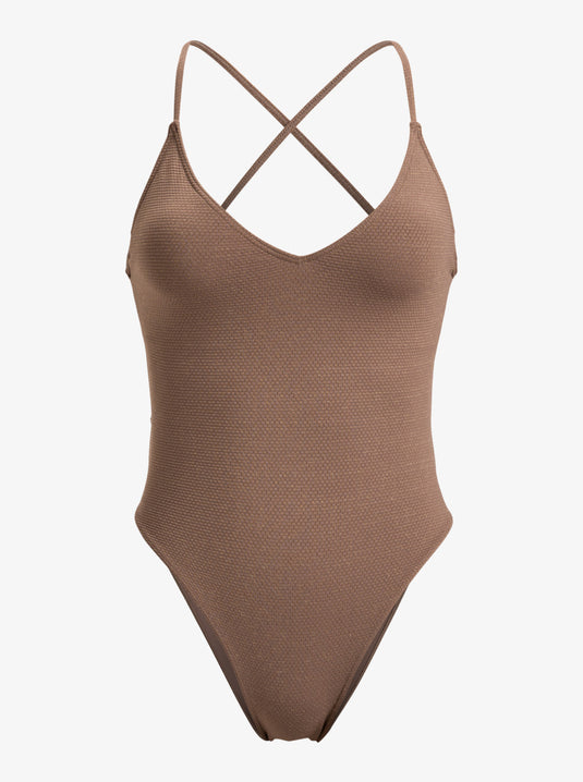 Roxy Women's Lasca One-Piece Swimsuit Deep Taupe ERJX103712_CNF0