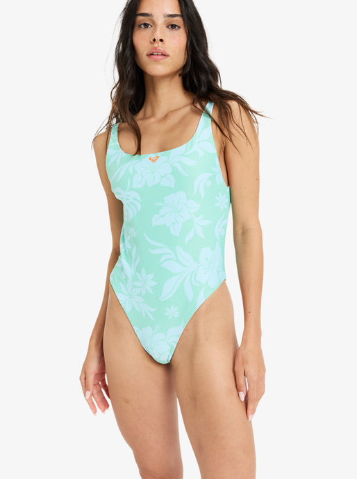 Roxy Women's Hula Hibiscus One Piece Swimsuit Multico ERJX103737-WBT0