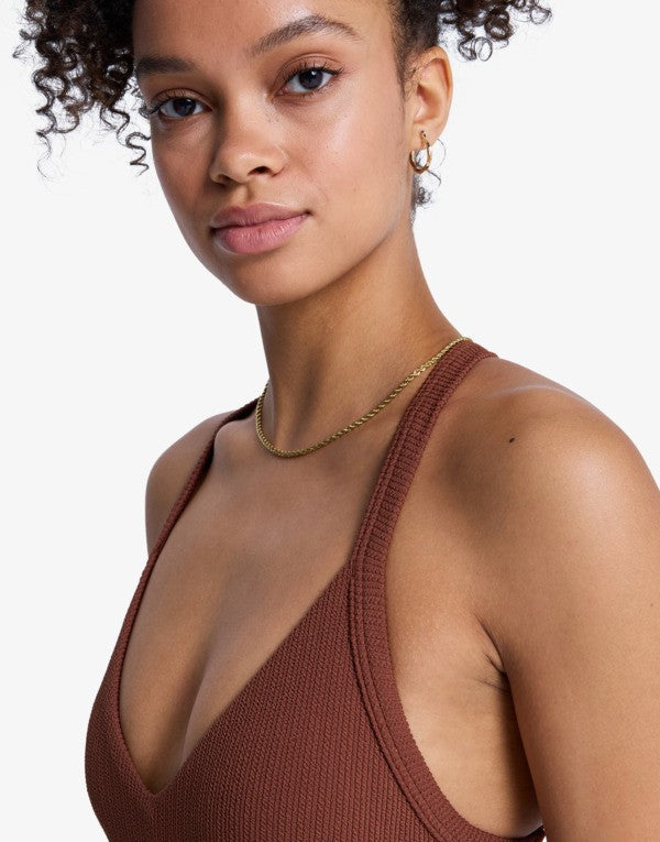 Load image into Gallery viewer, Roxy Women's Sunshine One Piece Swimsuit Cappuccino ERJX103789-CRV0
