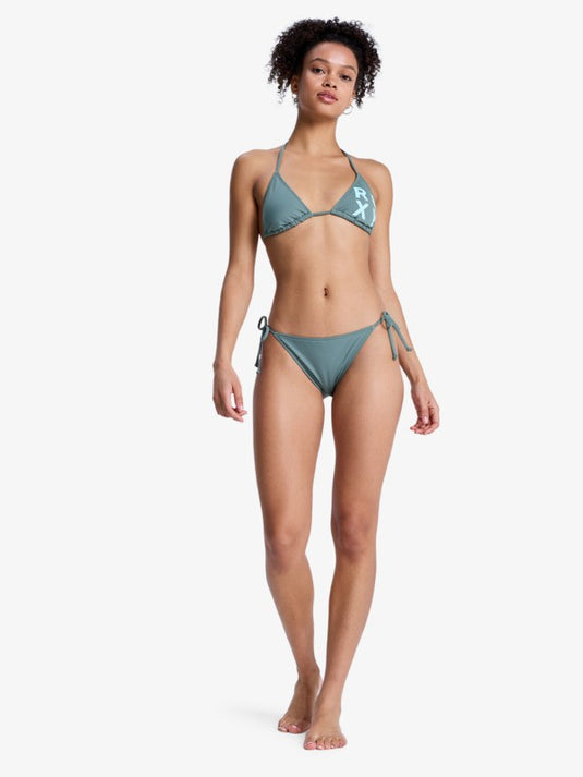 Roxy Women's Solid Essentials TS Set Bikini Set Agave Green ERJX203595-GZC0