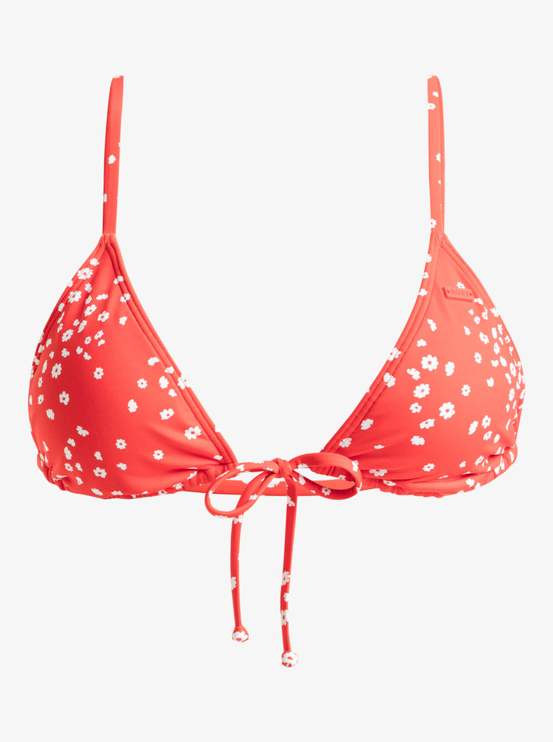 Load image into Gallery viewer, Roxy Women&#39;s Pt Beach Classics Bralette Bikini Top Poppy Red Dancing Ditsy Swim ERJX305421 _RNN6

