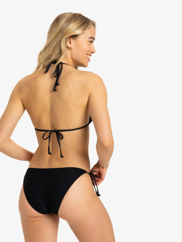 Load image into Gallery viewer, Roxy Women&#39;s Camilo Triangle Bikini Top Anthracite ERJX305468_KVJ0
