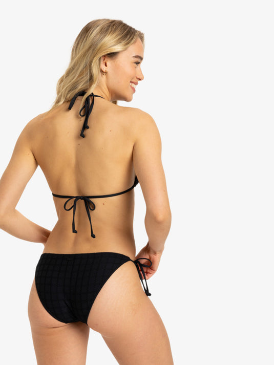 Roxy Women's Camilo Triangle Bikini Top Anthracite ERJX305468_KVJ0
