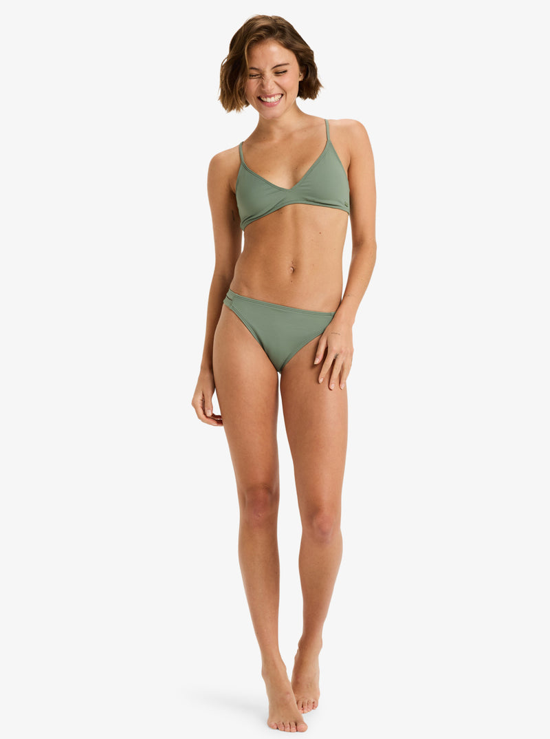 Load image into Gallery viewer, Roxy Women&#39;s Beach Clasics Bralette Bikini Top Agave Green ERJX305498_GZC0
