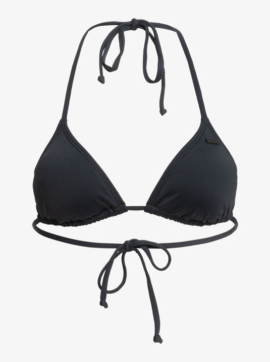 Roxy Women's Beach Classics Triangle Bikini Top Anthracite ERJX305500_KVJ0