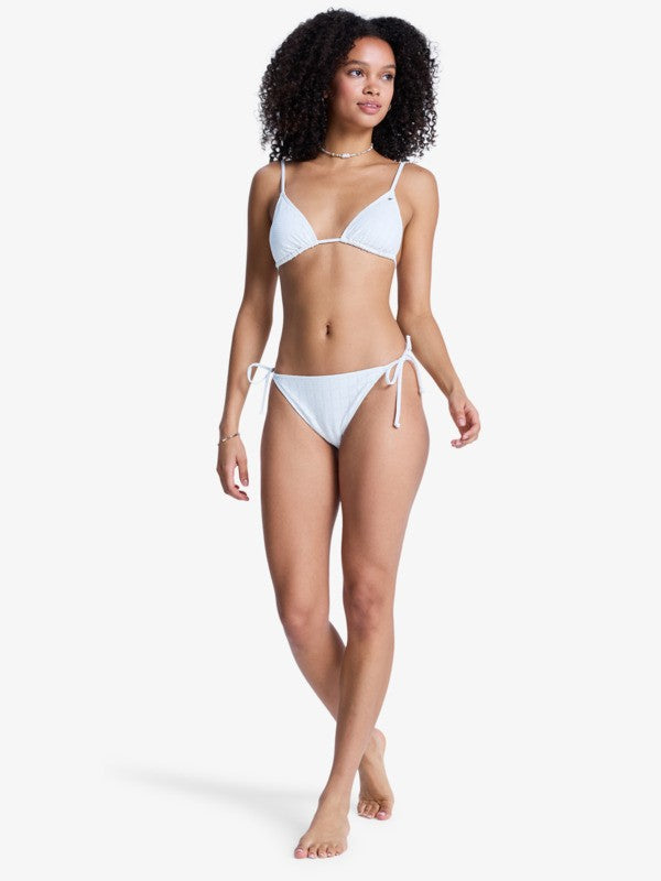 Load image into Gallery viewer, Roxy Women's Island Tiki Triangle Bikini Top Coconut Milk ERJX305676-WZA0
