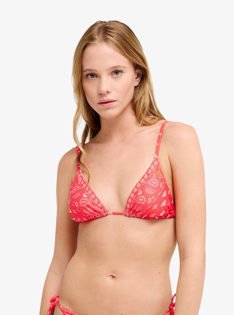 Load image into Gallery viewer, Roxy Women's Beach Bandana Tiki Triangle Hibiscus Boho ERJX305723-RMZ7
