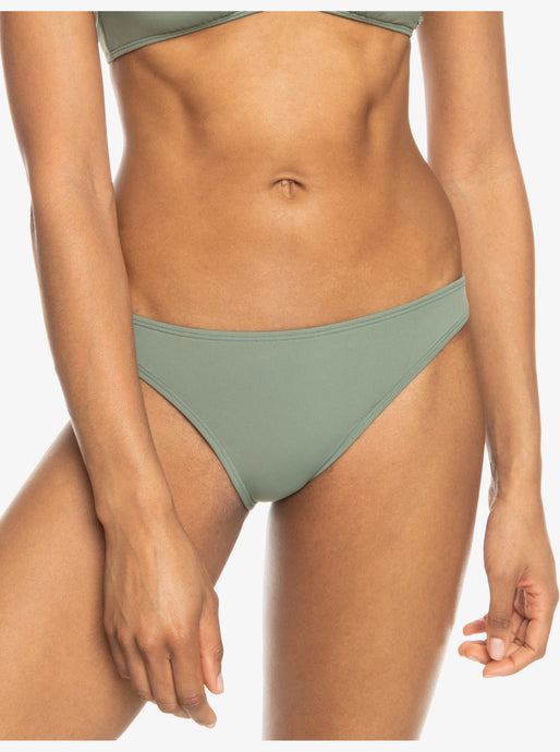 Roxy Beach Classics Moderate Bikini Bottoms Agave Green ERJX404292-GZC0