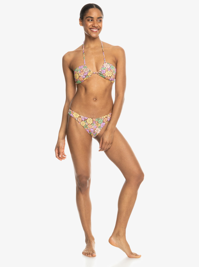 Load image into Gallery viewer, Roxy Women&#39;s All About Sol High Leg Bikini Bottoms Root Beer All About Sol Mini ERJX404800-CQR7
