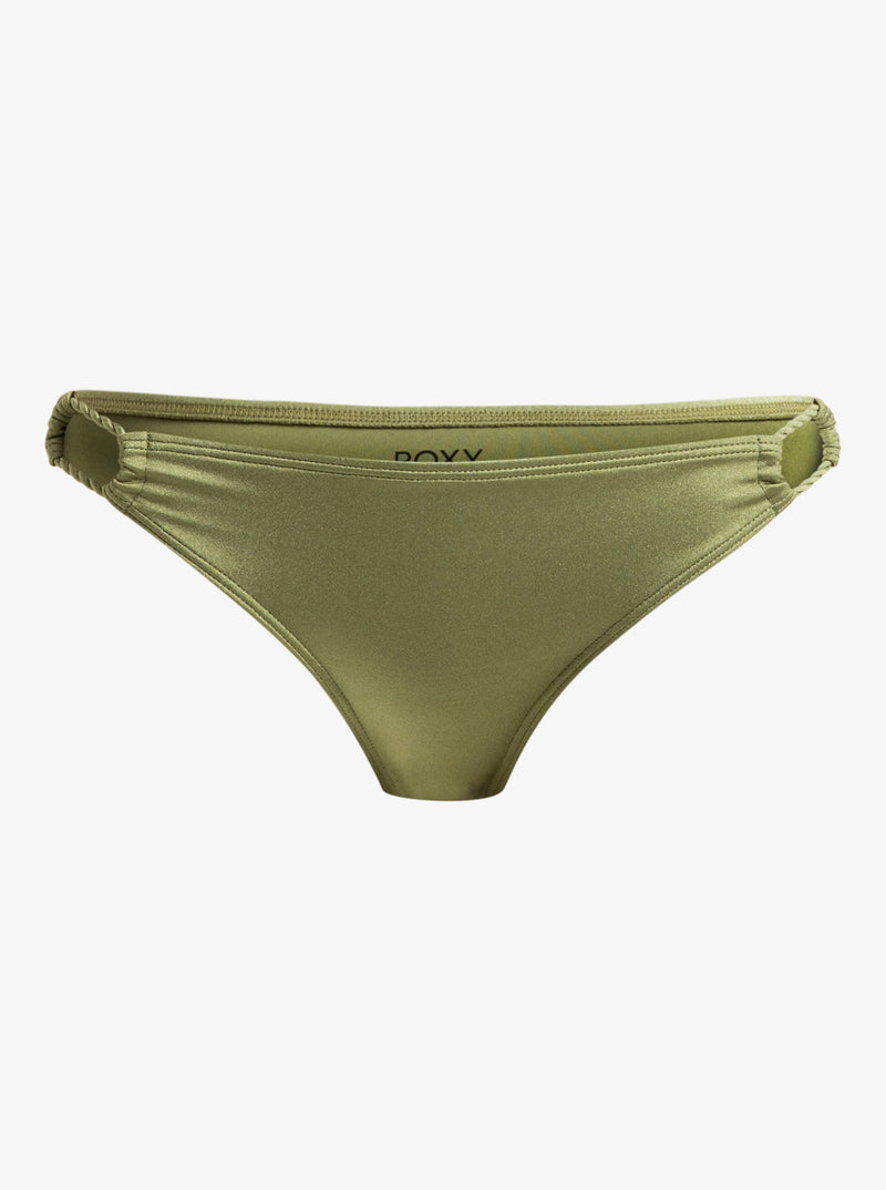 Load image into Gallery viewer, Roxy Women&#39;s Brilho Bikini Bottoms Loden Green ERJX404999-GNG0

