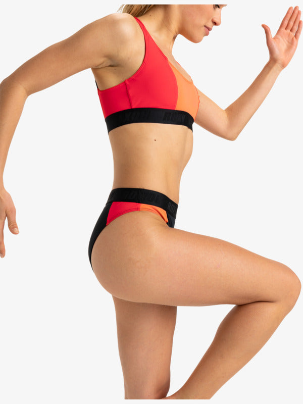 Load image into Gallery viewer, Roxy Women&#39;s Active Classic Bikini Bottoms Anthracite ERJX405005_KVJ0
