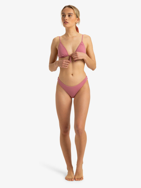 Load image into Gallery viewer, Roxy Women&#39;s Beach Classics Tanga Bikini Bottoms Heather Rose ERJX405050_MLC0
