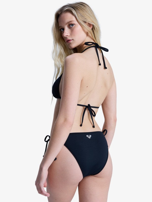 Load image into Gallery viewer, Roxy Women's Solid Essentials TS Classic Bikini Bottom Anthracite ERJX405209-KVJ0
