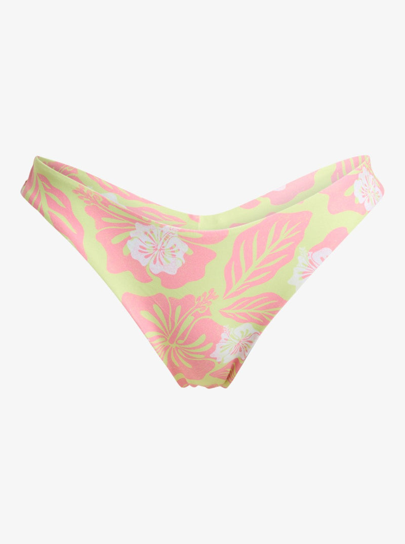 Load image into Gallery viewer, Roxy Women's Hibiscus Hype Cheeky Revo Daiquiri Green ERJX405213-GEB6
