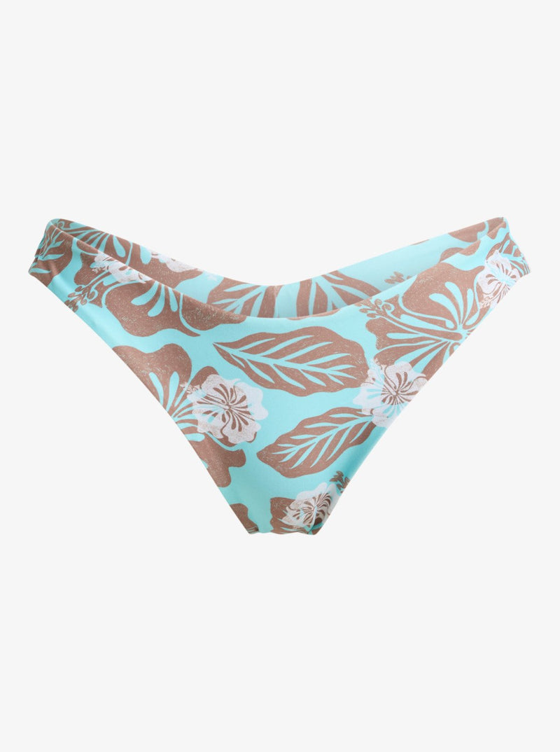 Load image into Gallery viewer, Roxy Women's Hibiscus Hype Cheeky Revo Daiquiri Green ERJX405213-GEB6
