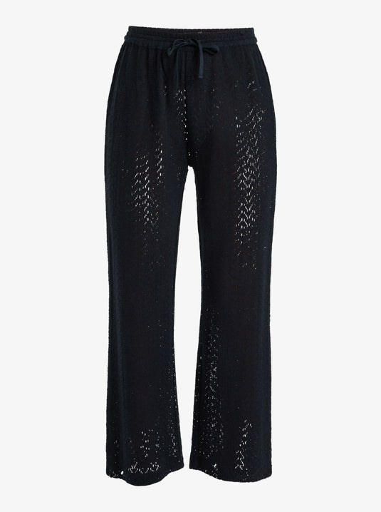 Roxy Women's Mood Moving Crochet Beachy Pant Anthracite ERJX603437-KVJ0